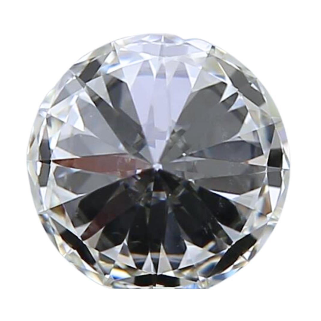 Women's Exquisite 0.51ct Ideal Cut Round Diamond - GIA Certified For Sale