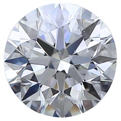 Exquisito diamante redondo de talla ideal de 0,51 ct - Certificado GIA
