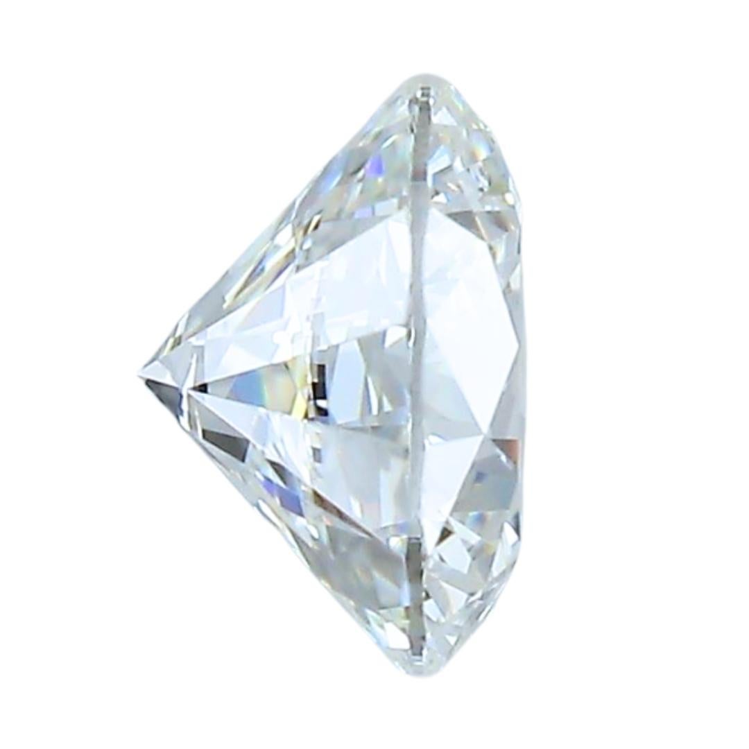 Exquisito diamante redondo de talla ideal triple excelente de 0,63 ct - Certificado GIA Corte redondo en venta