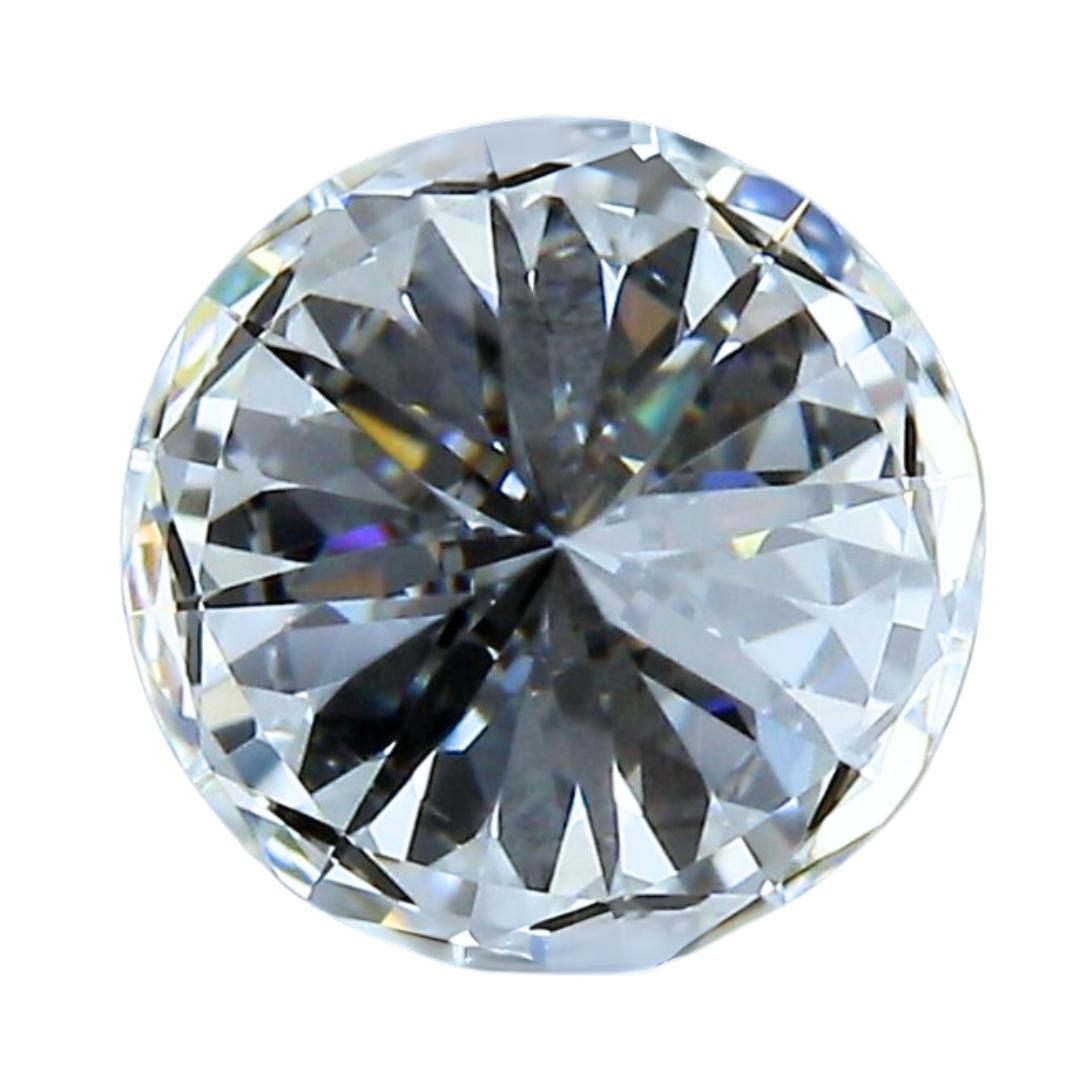 De las mujeres Exquisito diamante redondo de talla ideal triple excelente de 0,63 ct - Certificado GIA en venta