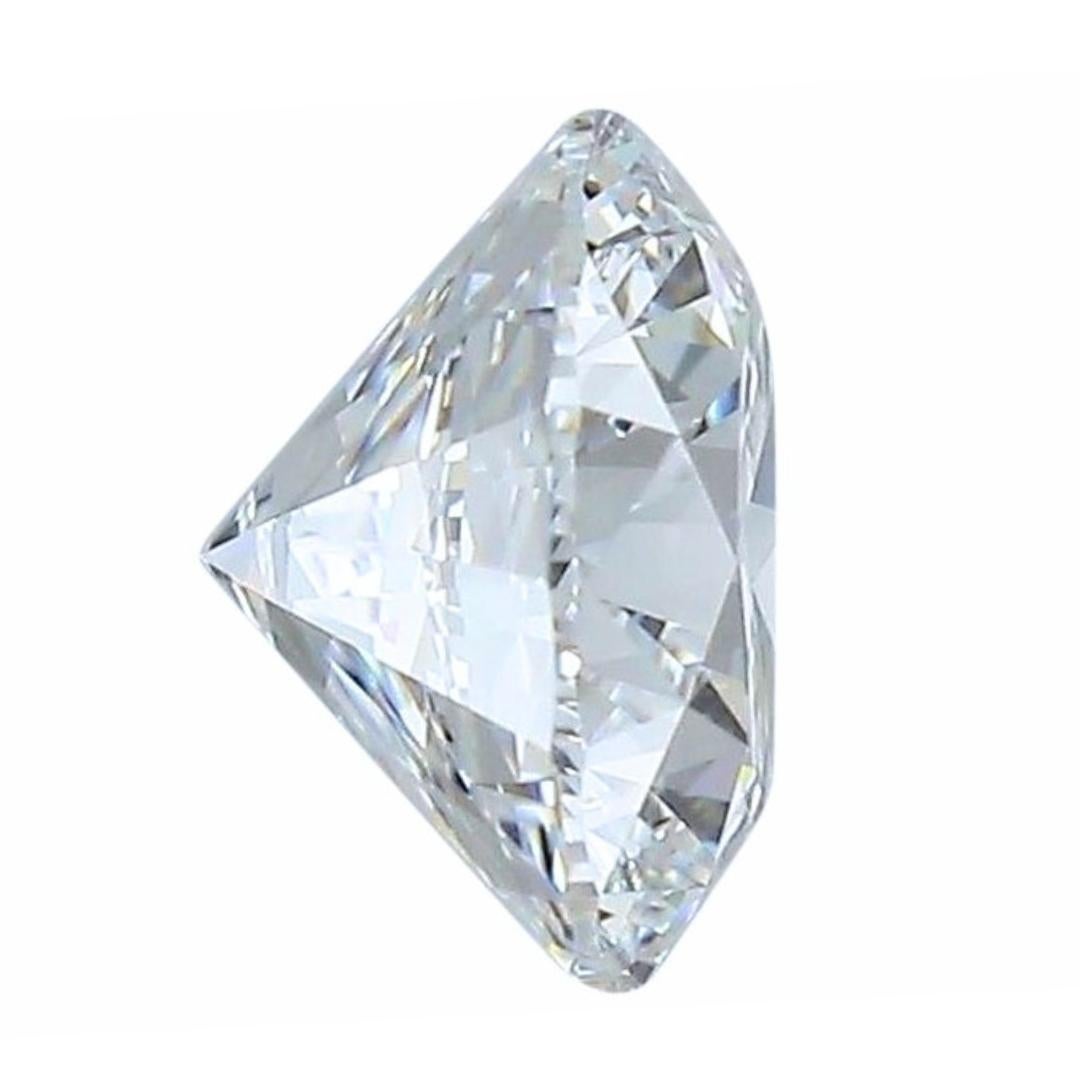Exquisite 0.70ct Triple Excellent Ideal Cut Round Diamond - IGI Certified In New Condition For Sale In רמת גן, IL