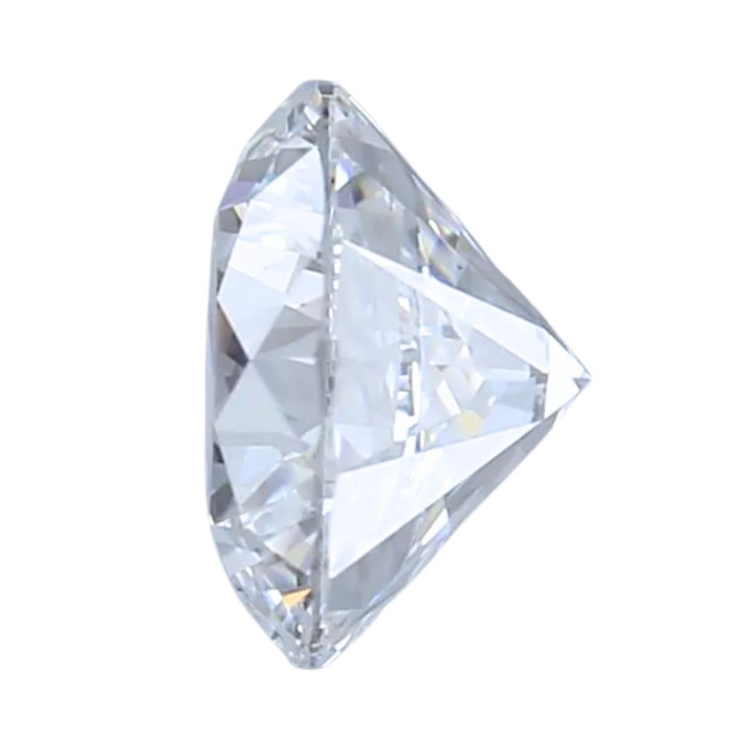 Exquisito diamante redondo de talla ideal triple excelente de 0.80 ct - Certificado GIA Corte redondo en venta