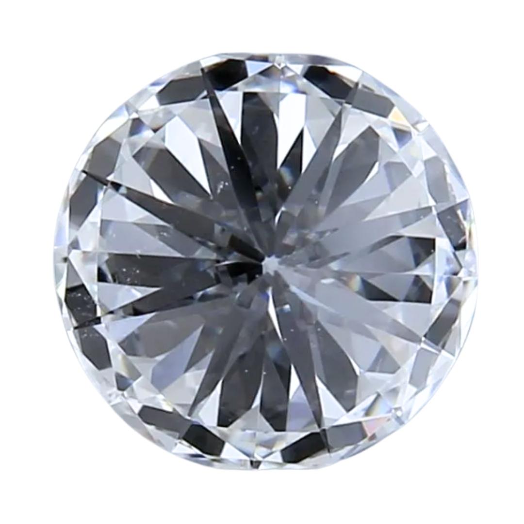 De las mujeres Exquisito diamante redondo de talla ideal triple excelente de 0.80 ct - Certificado GIA en venta