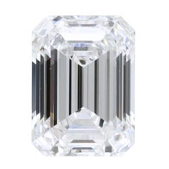 Exquisite 0.92ct Double Excellent Ideal Cut Emerald Cut Diamond - GIA Certified
