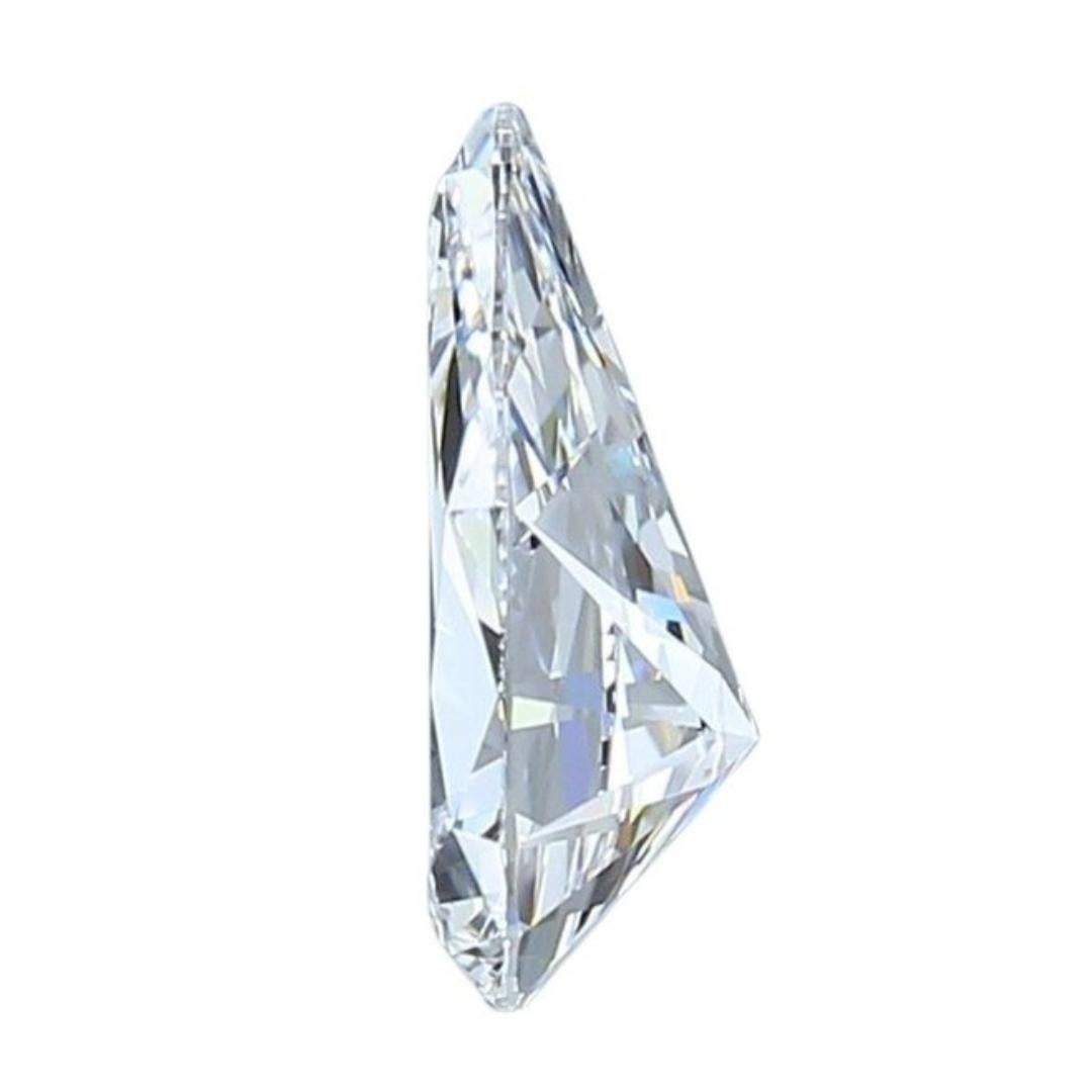 Exquisite 1 Stück Ideal Cut natürlichen Diamanten w/0,51 ct - GIA zertifiziert (Tropfenschliff) im Angebot