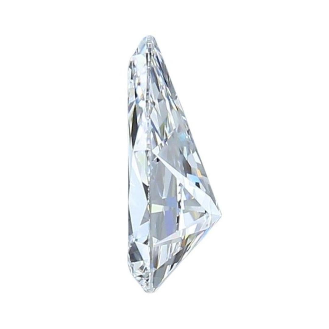 Taille poire Exquisite 1 pc Diamant naturel taille idéale avec/0,51 ct - Certifié GIA en vente