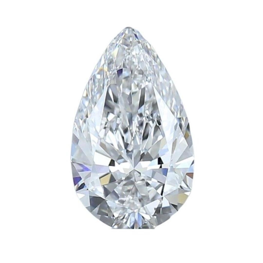 Exquisite 1 pc Diamant naturel taille idéale avec/0,51 ct - Certifié GIA en vente 2