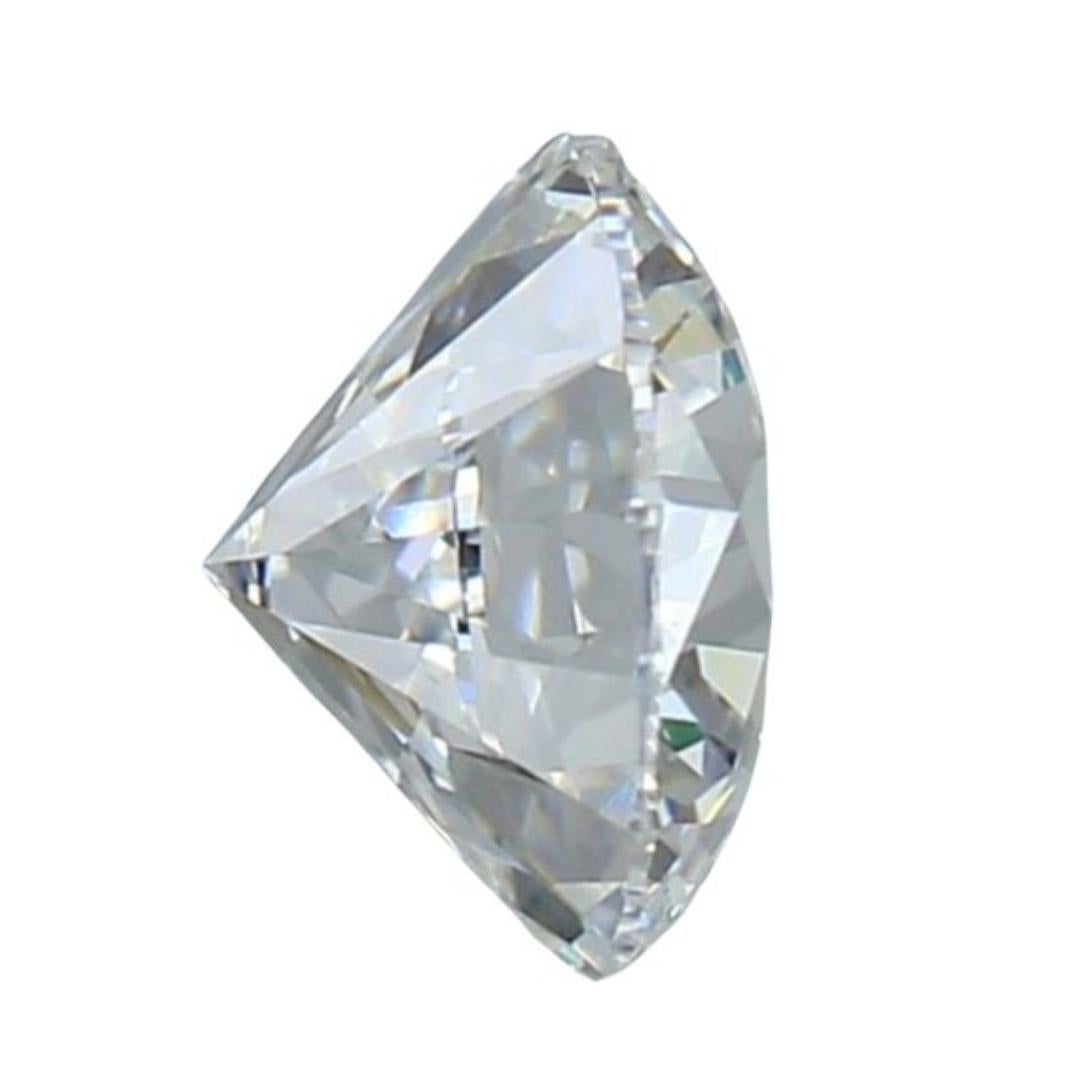 Taille ronde Exquisite 1 pc Diamant rond taille idéale avec/0,57 ct - certifié GIA en vente