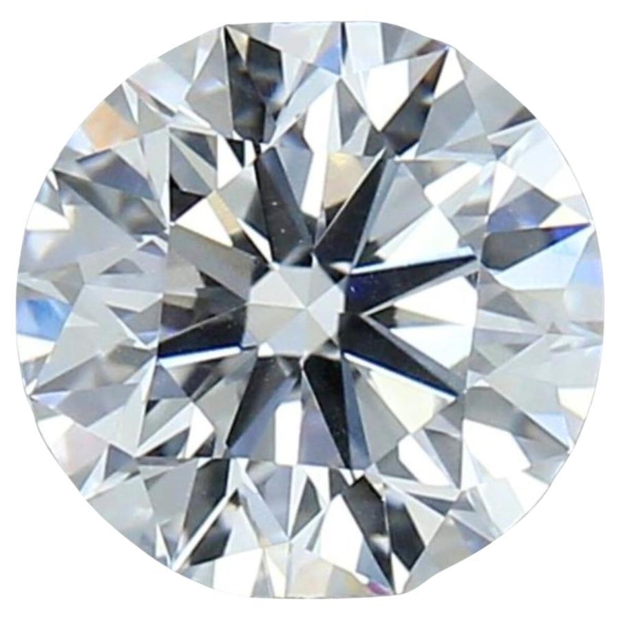 Exquisite 1 pc Diamant rond taille idéale avec/0,57 ct - certifié GIA