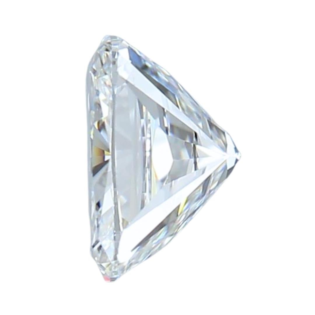 Squisito diamante doppio eccellente a forma di cuscino con taglio ideale da 1.00 carati In condizioni Nuovo in vendita a רמת גן, IL