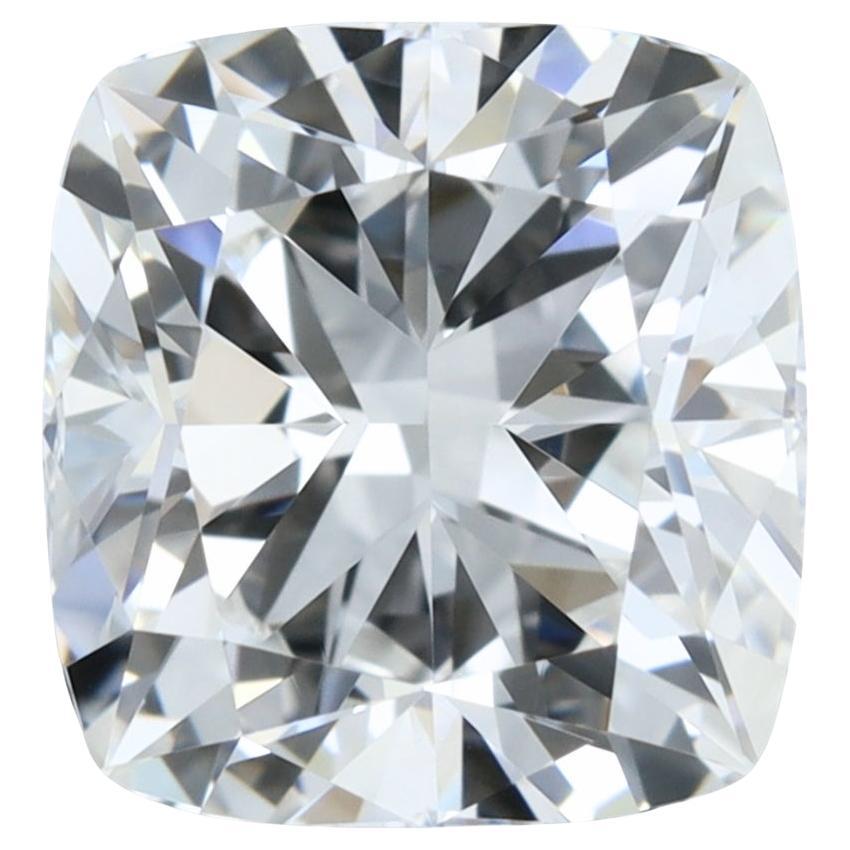 Exquisite 1.00ct Double Excellent Ideal Cut Cushion-Shaped Diamond