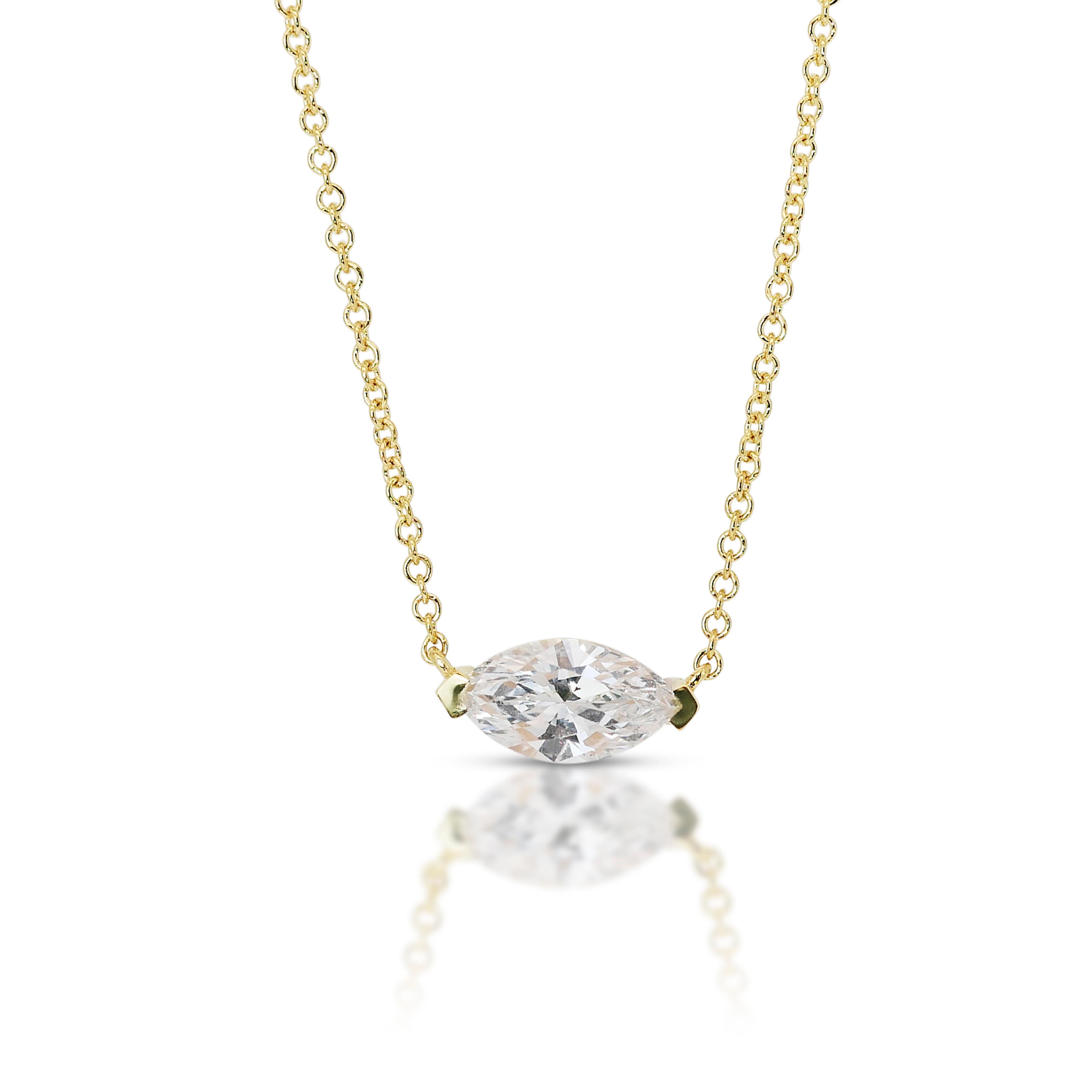 Squisita collana di diamanti doppio taglio ideale eccellente da 1.00 carati con ciondolo in vendita 3