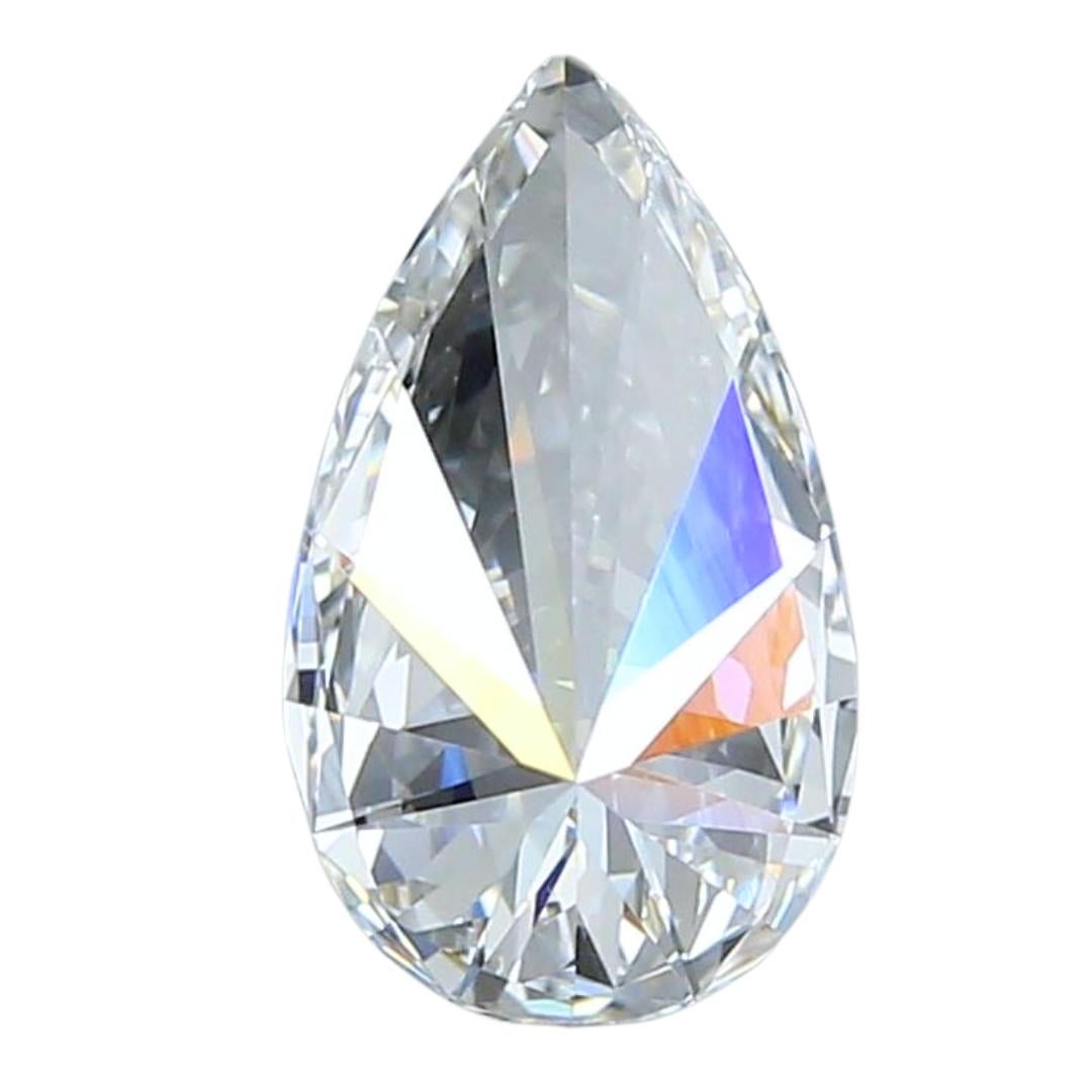 Magnifique diamant naturel de 1,01 carat de taille idéale, certifié GIA Pour femmes en vente