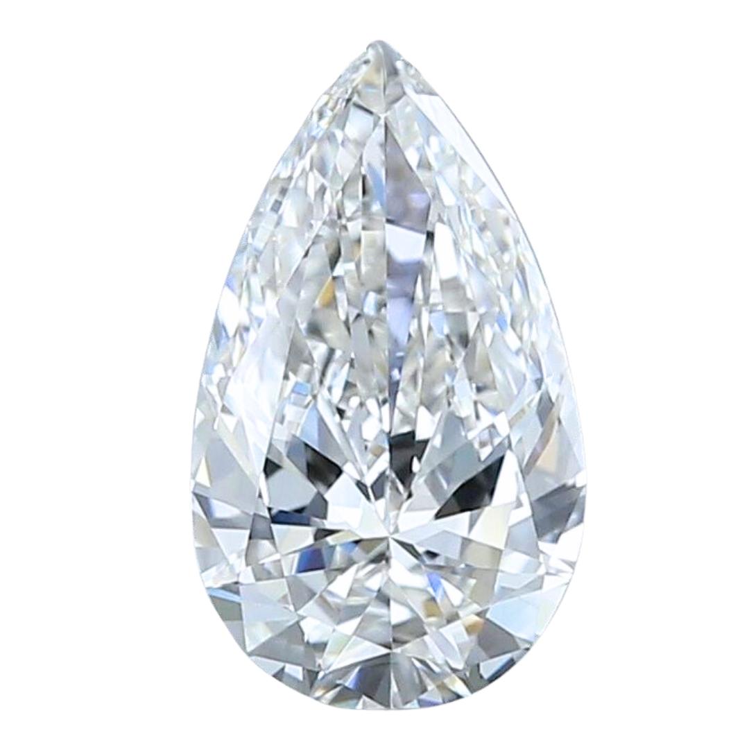 Magnifique diamant naturel de 1,01 carat de taille idéale, certifié GIA en vente 2