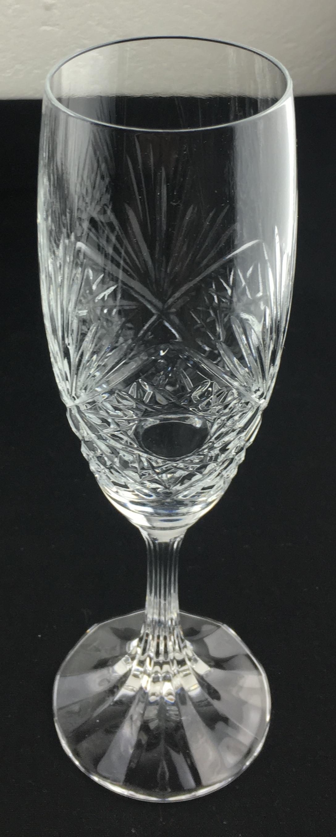 baccarat champagne glasses vintage