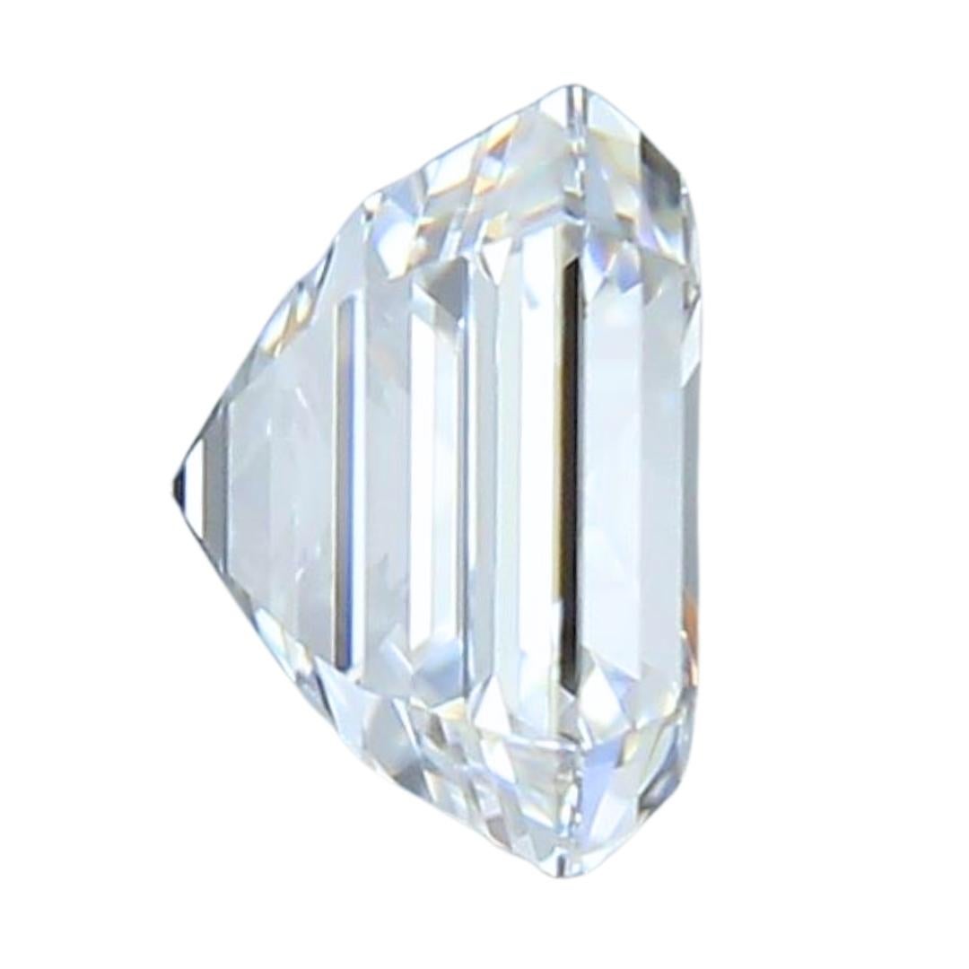 Square Cut Exquisite 1.20ct Ideal Cut Square Diamond - GIA Certified For Sale