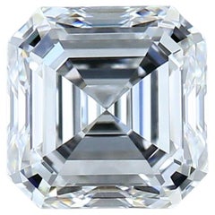 Diamant carré exquis de 1.20ct à taille idéale - certifié GIA