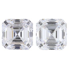 Exquisito par de diamantes de talla ideal excelente doble de 1,40 ct - Certificado GIA