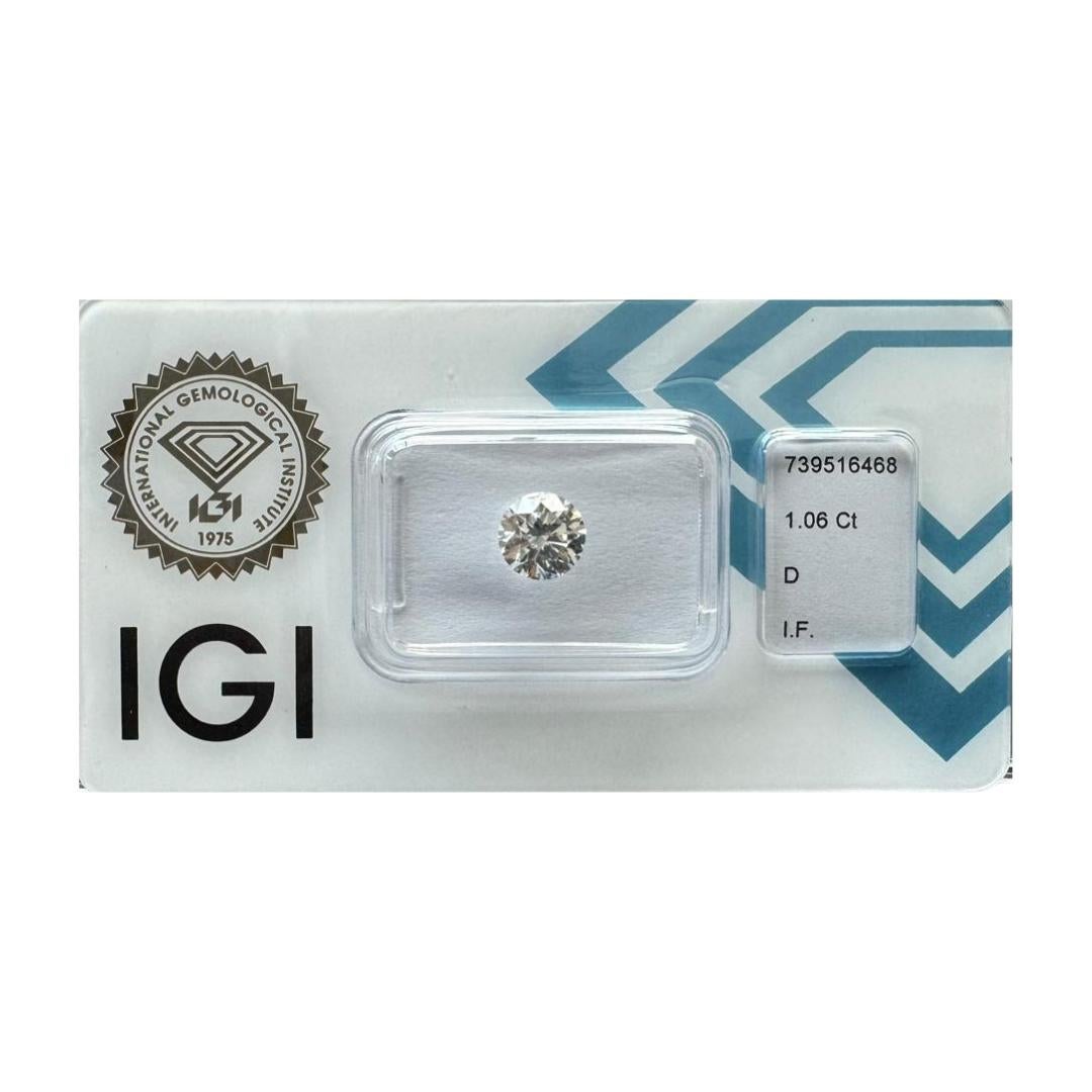 Exquisiter 1.50ct natürlicher rundgeformter Diamant - IGI zertifiziert

Dieser runde Diamant von 1,50 Karat bietet ein perfektes Gleichgewicht zwischen Größe, Schönheit und Wert. Der sehr gute Schliff sorgt für beeindruckendes Funkeln und Strahlen