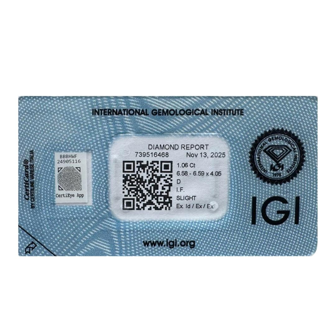 Exquisiter 1.50ct natürlicher rundgeformter Diamant - IGI zertifiziert im Angebot 2