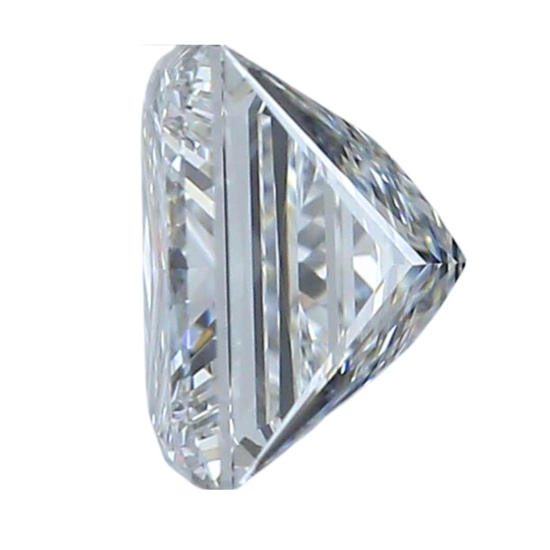 Exquisite 1.51ct Ideal Cut Princess Cut Diamond - IGI Certified For Sale 1