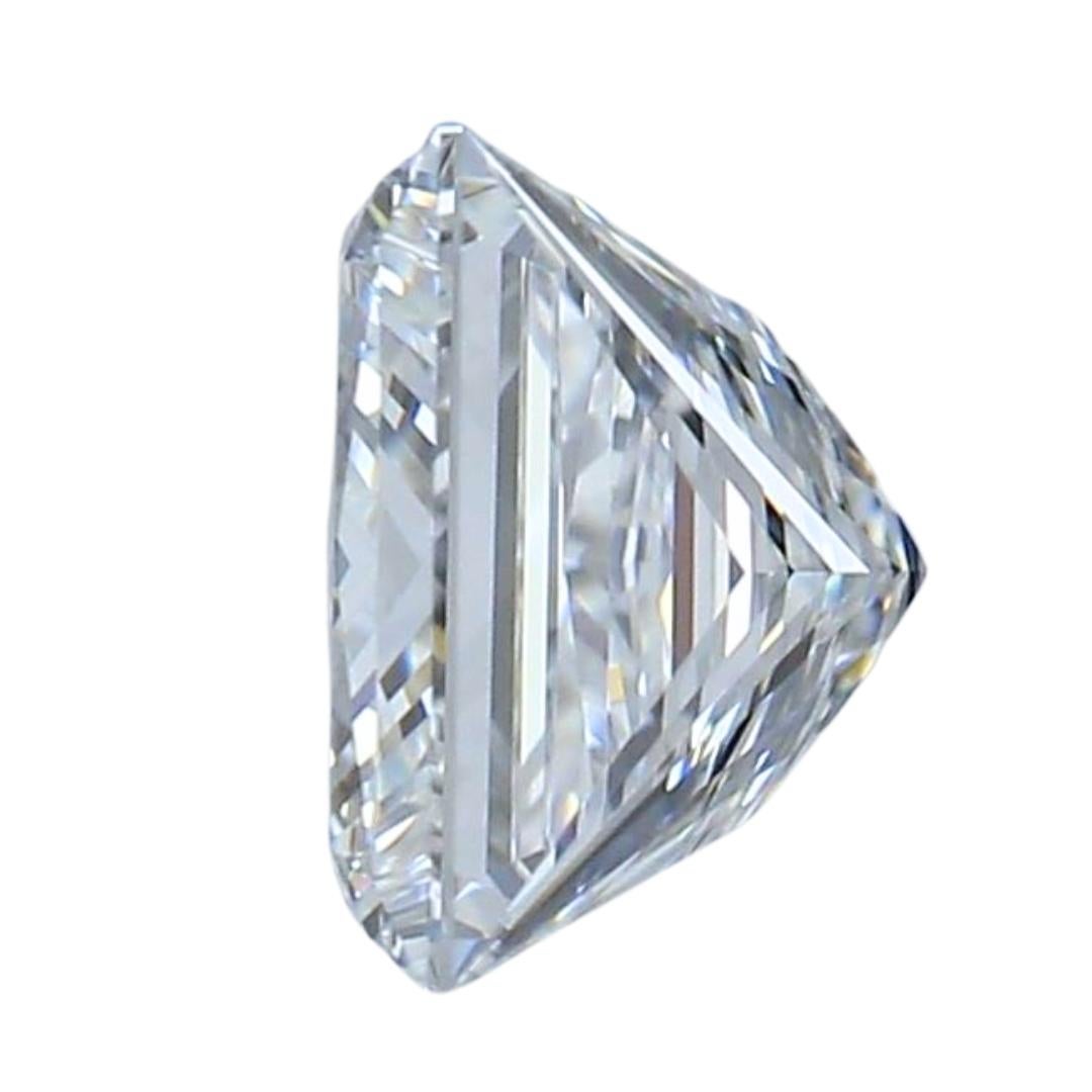 Diamant carré exquis de 1,52ct à taille idéale - certifié GIA Neuf - En vente à רמת גן, IL