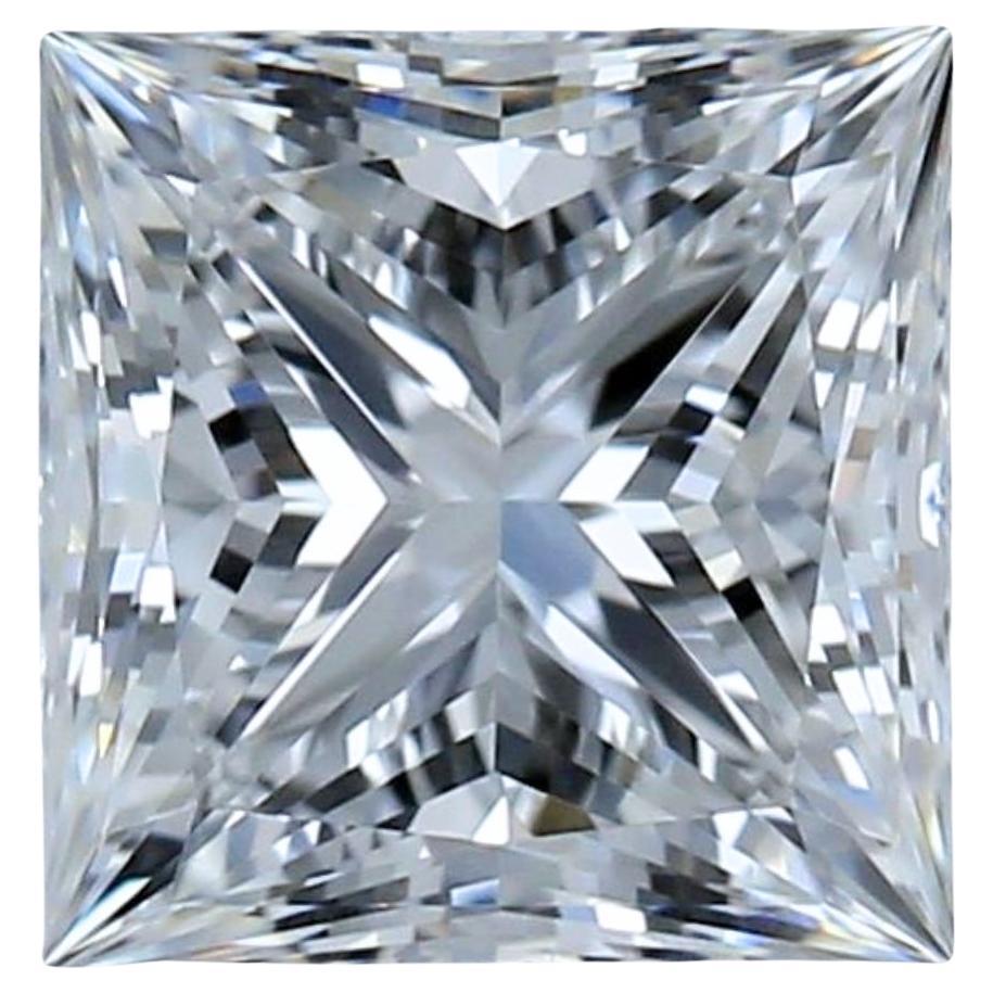 Diamant carré exquis de 1,52ct à taille idéale - certifié GIA
