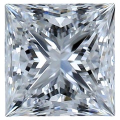 Exquisito Diamante Cuadrado Talla Ideal 1,52ct - Certificado GIA