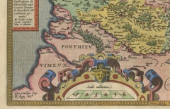 Exquisite 1600 Ortelius Map of Artois, France: A Collector’s Piece