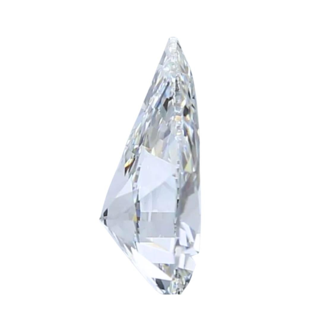 Exquisite 1.72ct Ideal Cut Pear-Shaped Diamond - GIA Certified In New Condition For Sale In רמת גן, IL