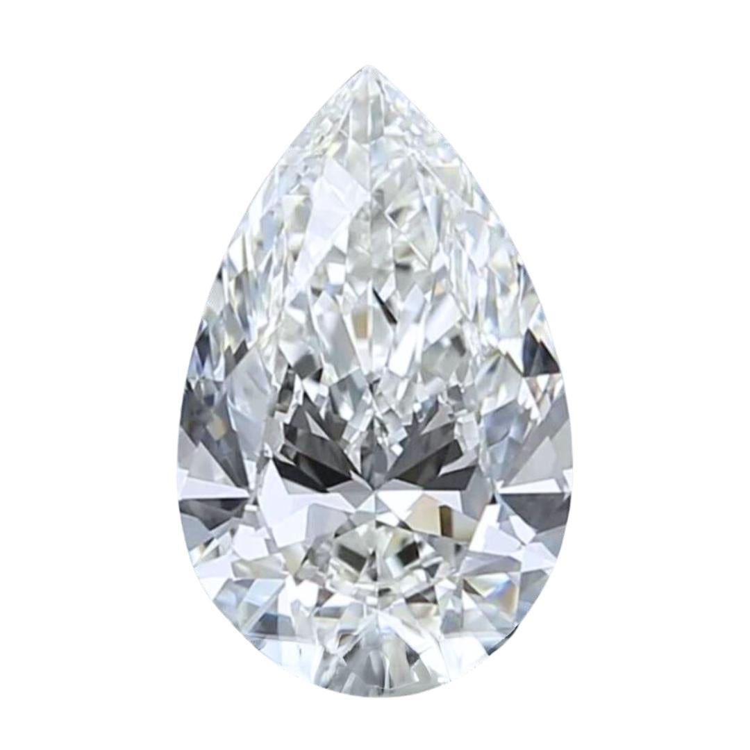 Exquisite 1.72ct Ideal Cut Pear-Shaped Diamond - GIA Certified For Sale 2