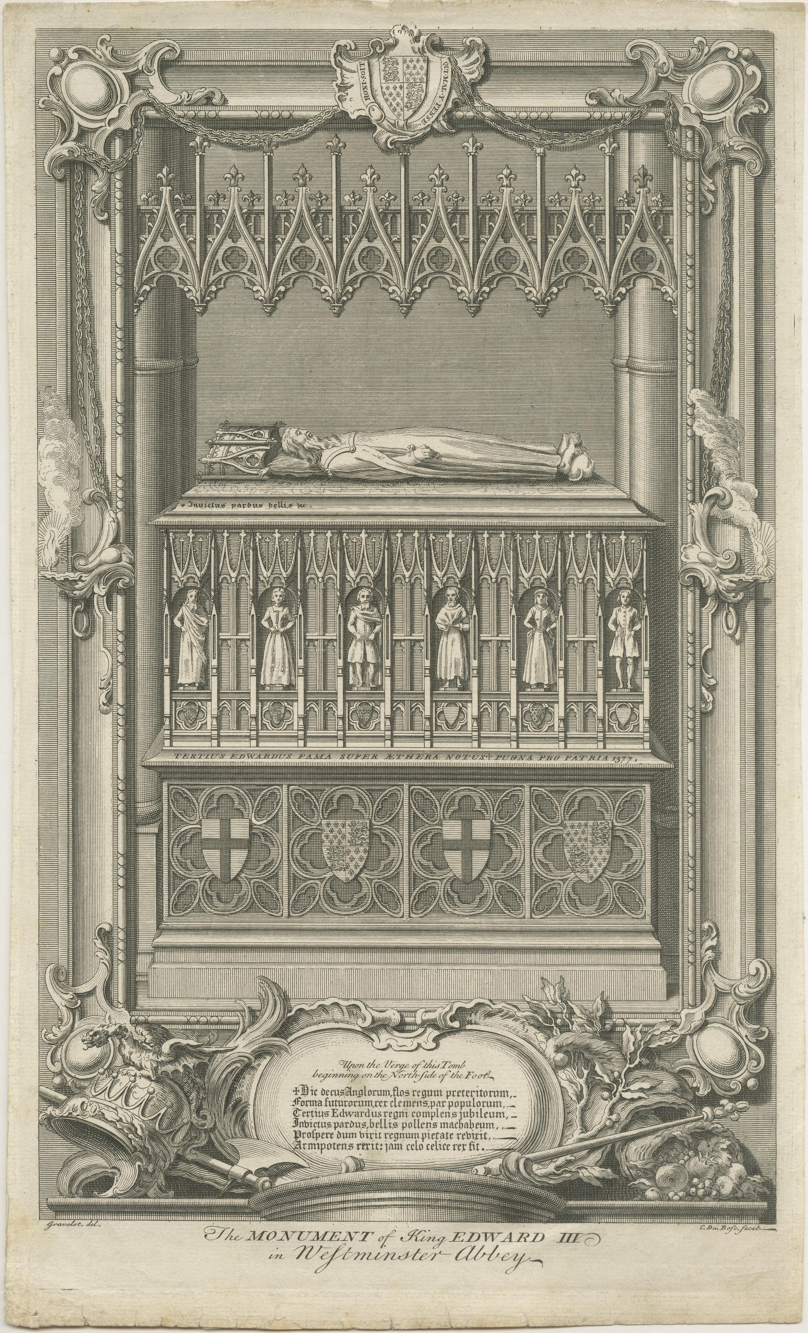 Exquisite Kupferblech-Stiche der englischen Monarchen-Töpferwaren in Westminster aus dem Jahr 1740 im Zustand „Gut“ im Angebot in Langweer, NL