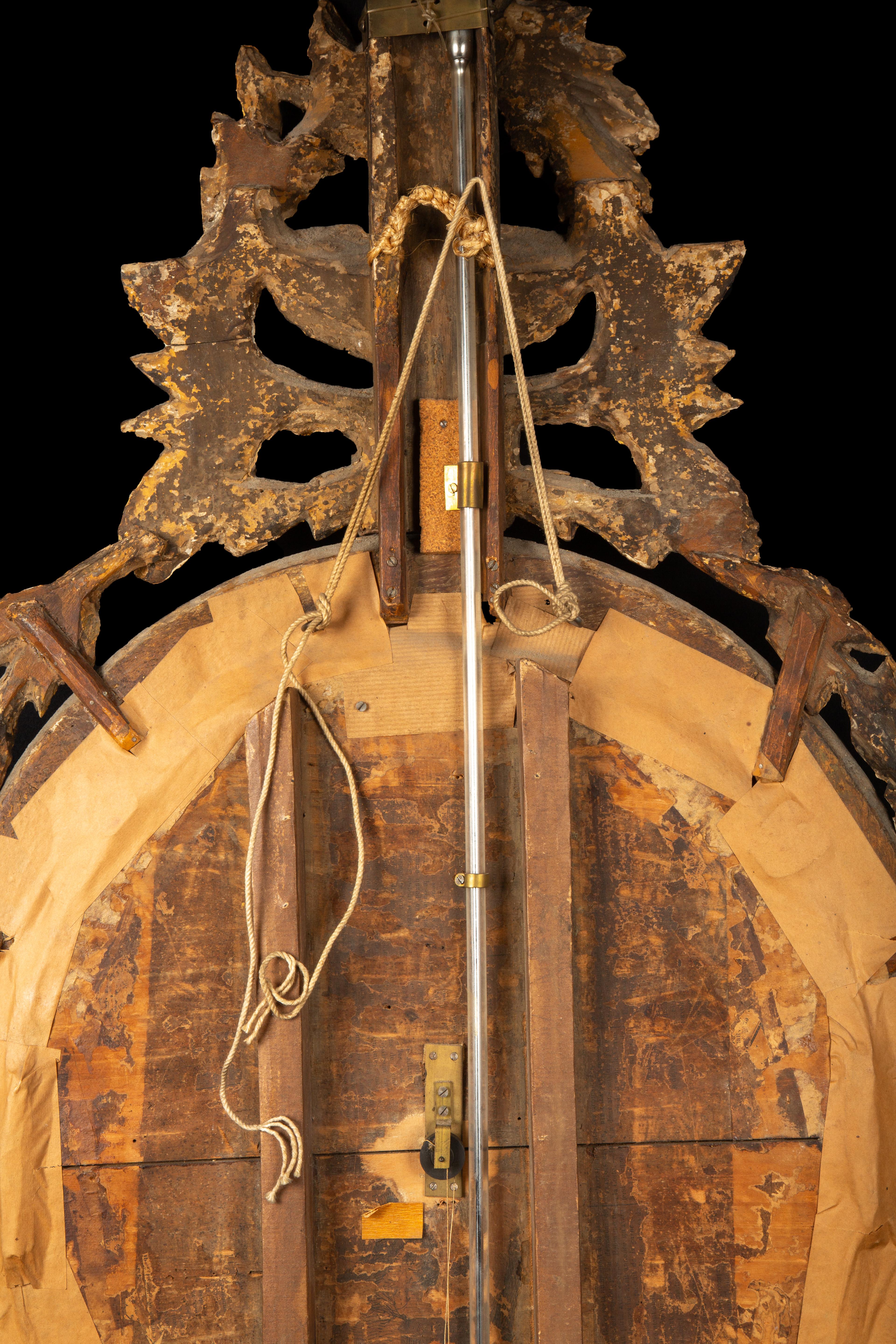Exquisite 1800 Parisian Mercury Barometer: Elegance in Science In Good Condition In New York, NY