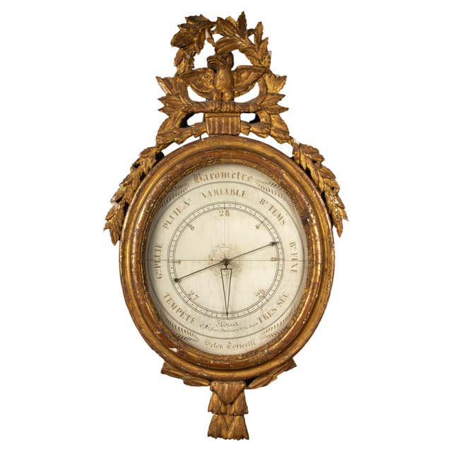 Timeless Elegance: 19th Century French Barometer For Sale at 1stDibs
