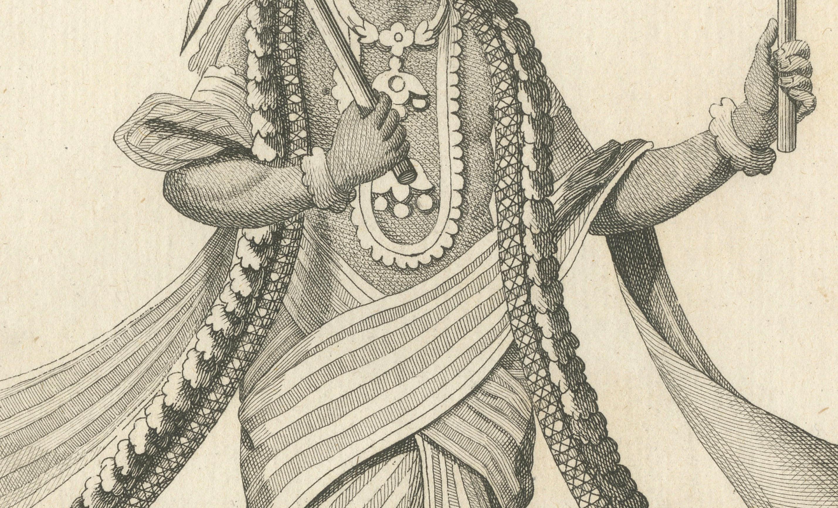 Début du XIXe siècle Gravure française de 1806 représentant Vishnu en Balapatren : une odyssée culturelle en vente