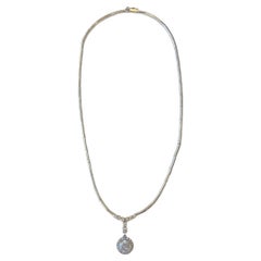 Exquisite 18K Gold Diamond Collier with 4.85 Carats of Sparkling Diamonds