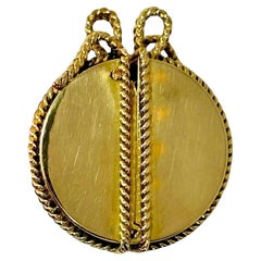 Exquisite 18k Gold Tiffany & Co. French Georg L'Enfant Clock for Handbag or Pocket