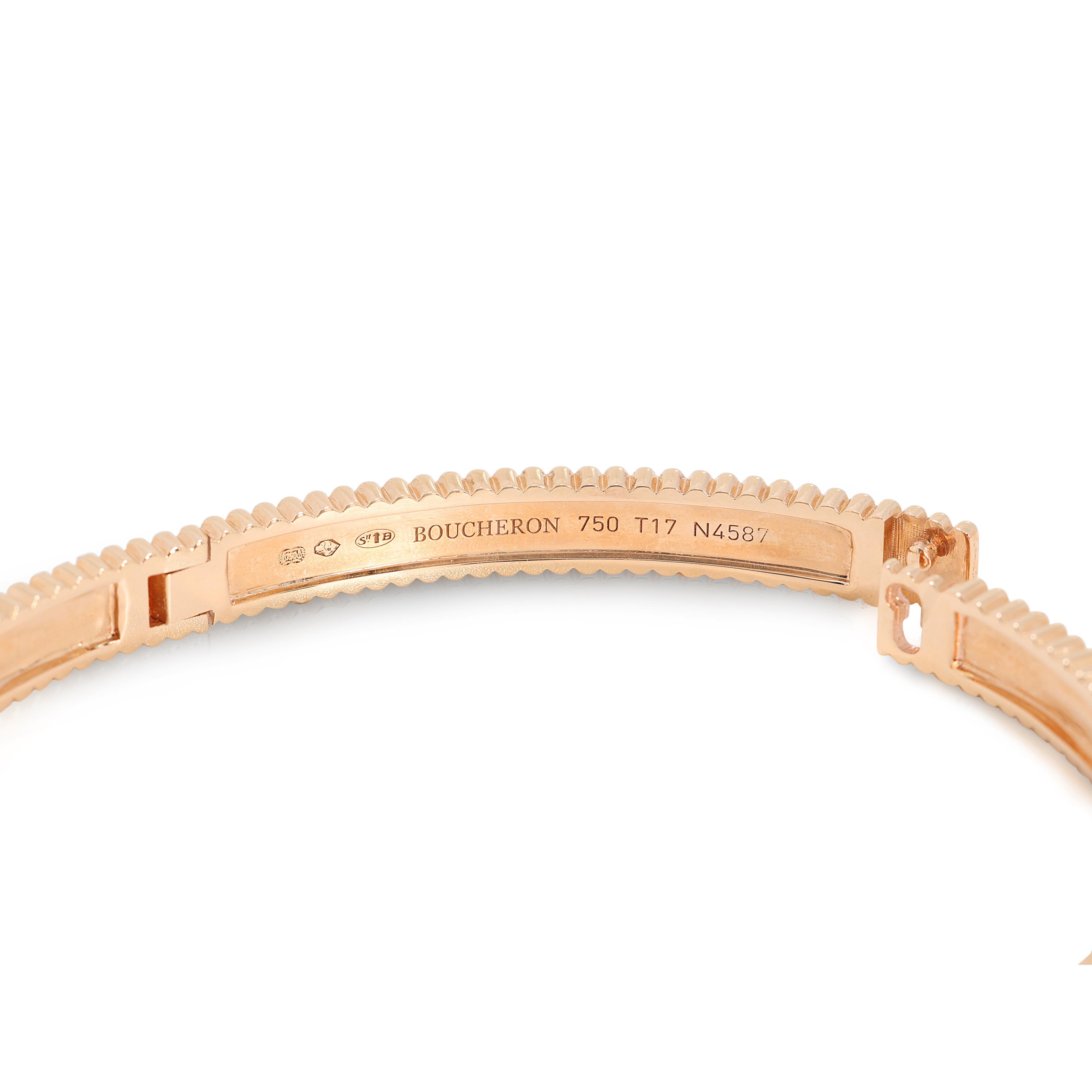 Bracelet exquis en or rose 18K de Boucheron 1