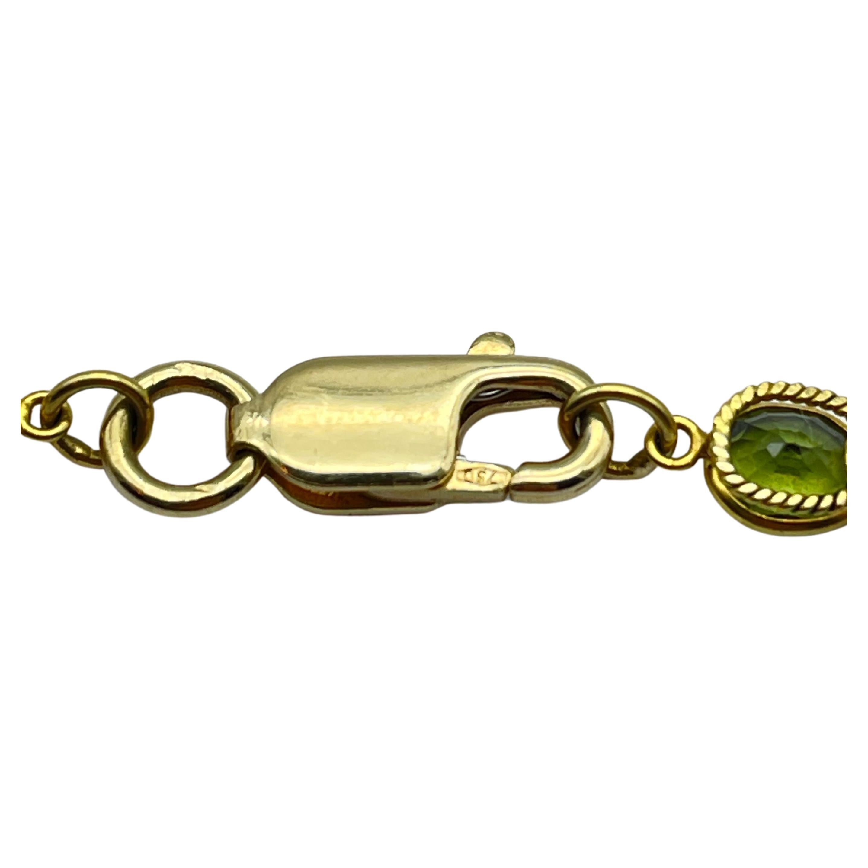 Exquisite 18k Yellow Gold Necklace: A Vibrant Tutti Frutti Mosaic of Beauty For Sale 7