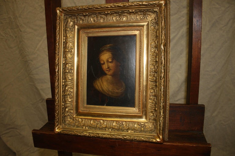 Exquisite 18th century French oil on canvas. There is a note at the back of the painting saying...
