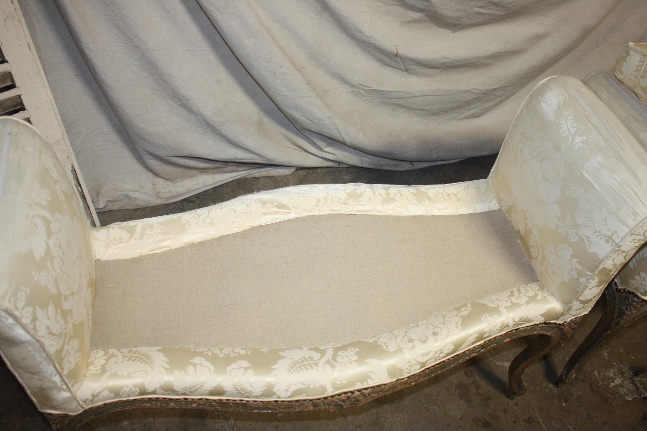Exquisite 18th Century Pair of French Benches 5