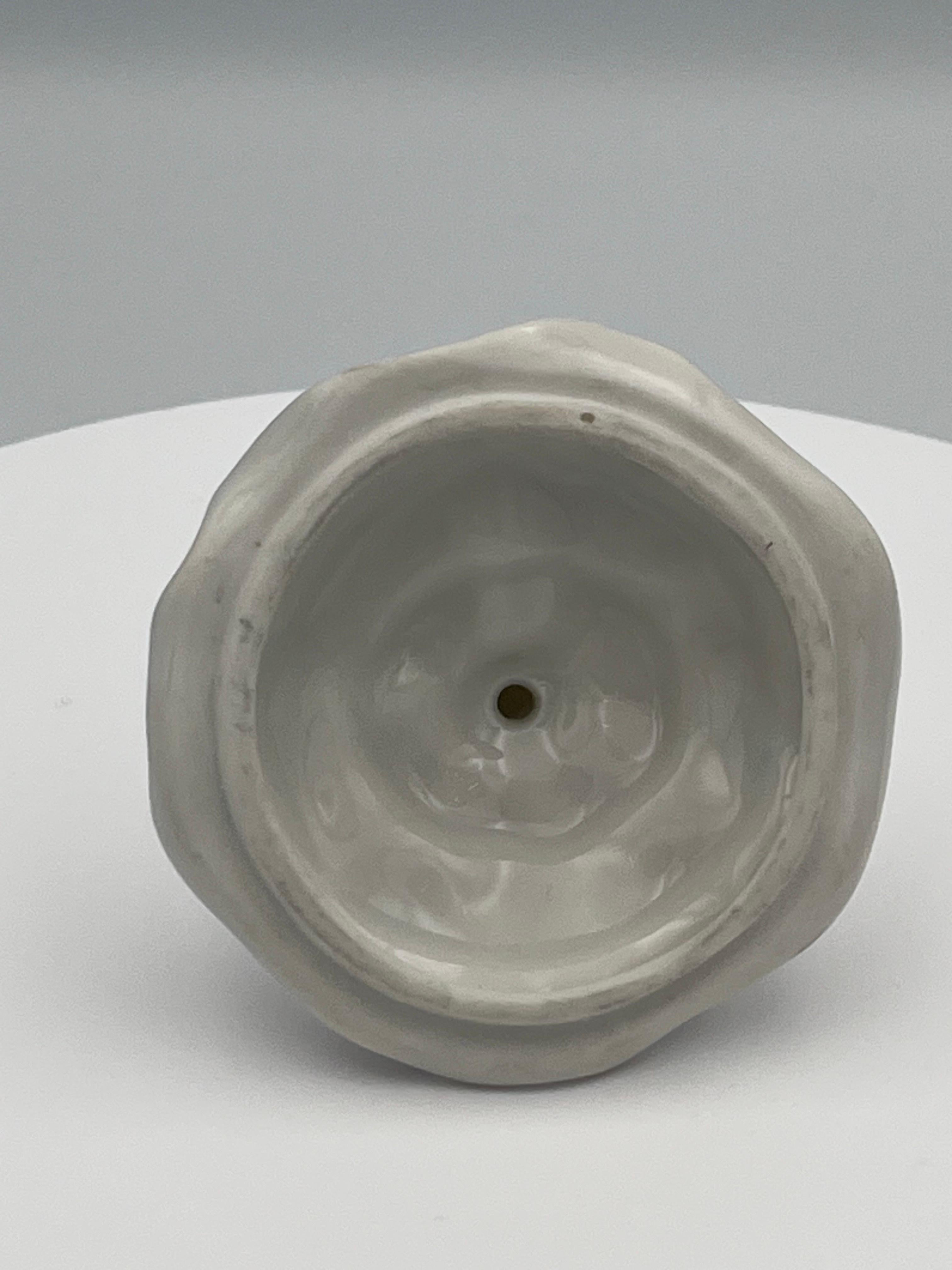 Exquisito neceser de porcelana figurativa alemana Art Decó de 1920 de mujer elegante en venta 8