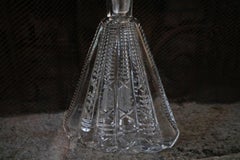 Exquisite 1920s Hollywood Betty Davis and Dorothy Draper Style Glass Decanter