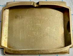 Exquisite 1940s Longines 14K Solid Gold "Tuxedo" Dial Tank Watch