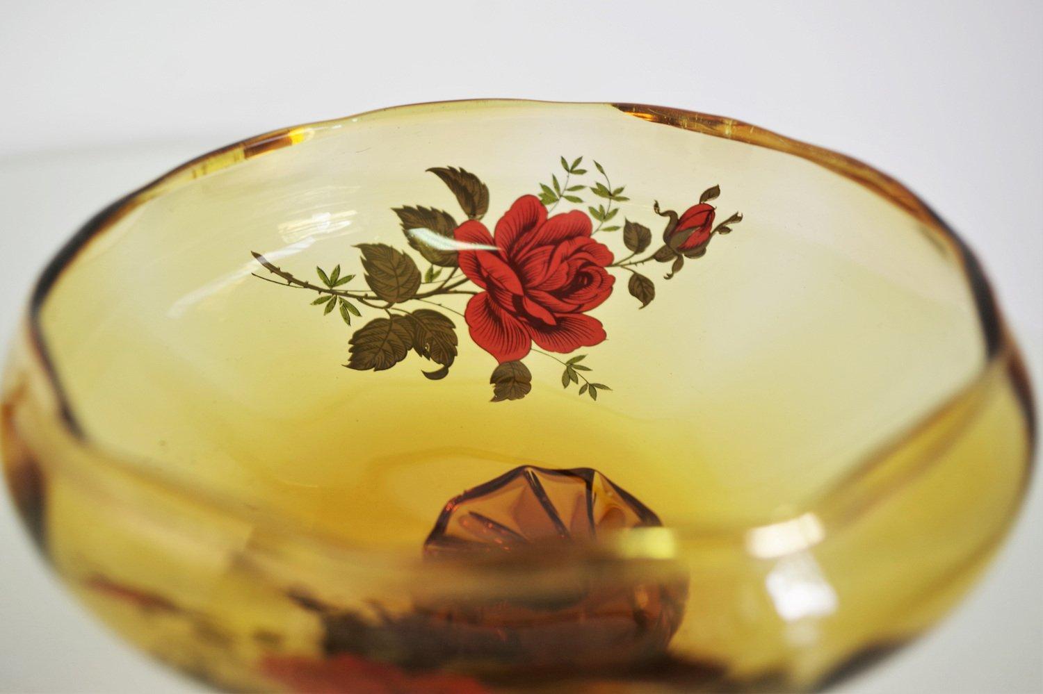 Exquisite 1950s Murano Glass Bonbon Dish - Italian Art Glass Masterpiece In Good Condition For Sale In Manzano, IT