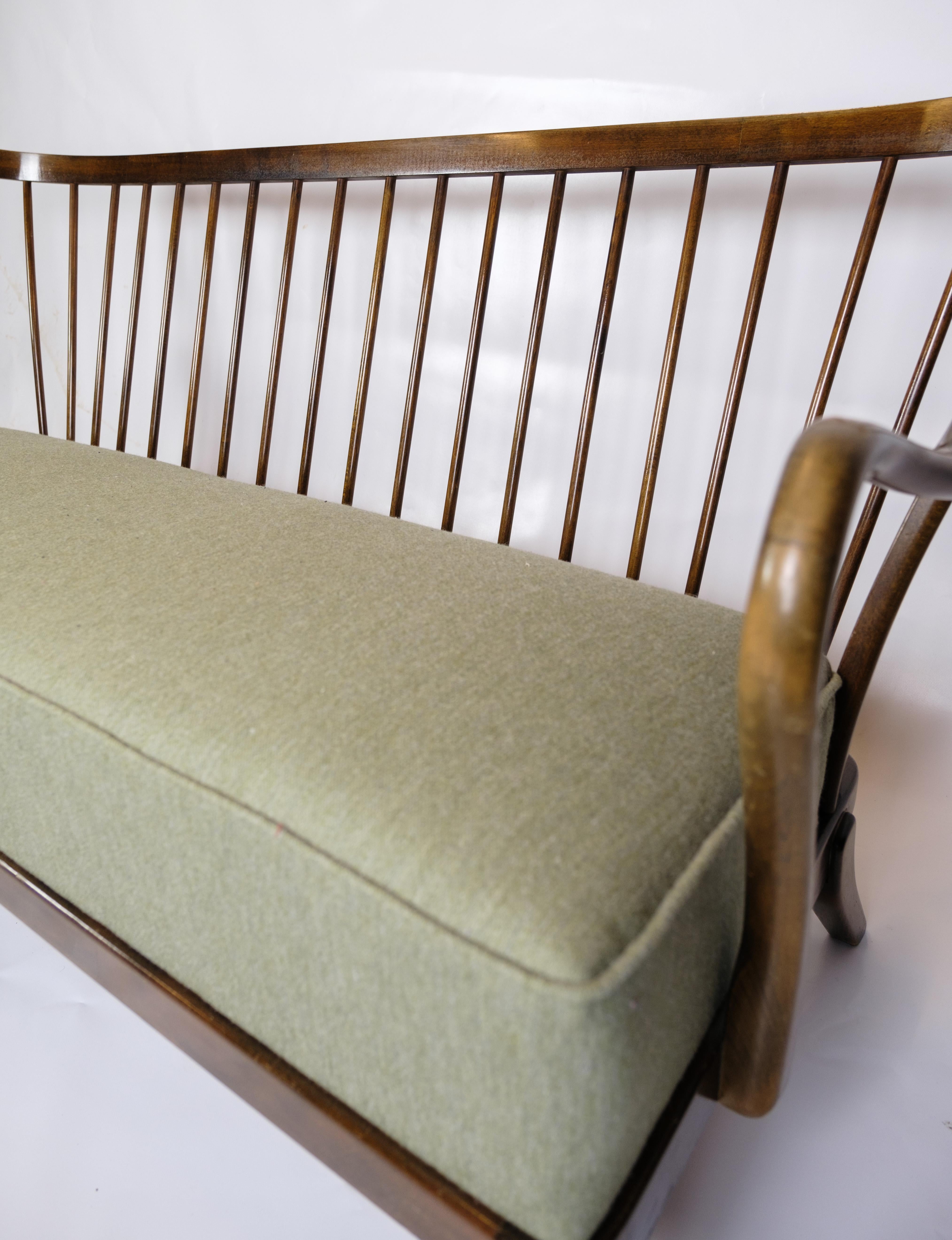 Exquisite 1950s Walnut Sofa by Alfred Christiansen from Slagelse Møbelfabrik 2