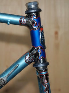 EXQUISITE 1952 HETCHINS CURLY MAGNUM OPUS ROAD BiKE FRAMESET COLUMBUS DROPOUTS