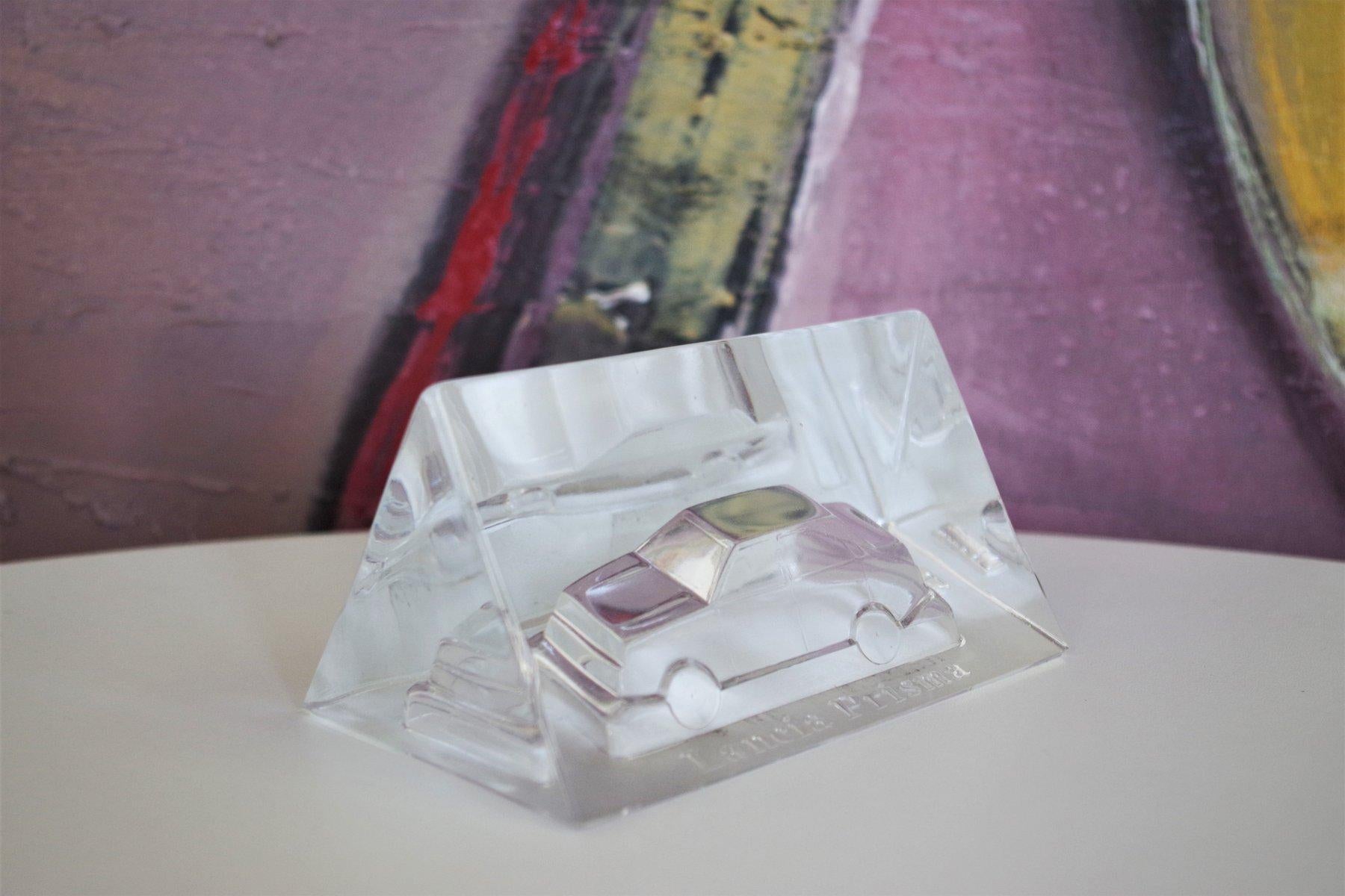 Exquisite 1980er Murano Kristall Prisma Lanze Briefbeschwerer im Angebot 6