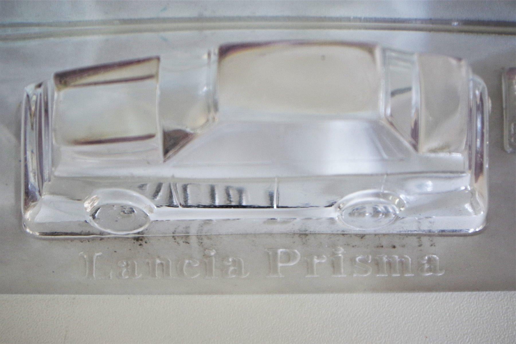 Exquisite 1980er Murano Kristall Prisma Lanze Briefbeschwerer im Angebot 3