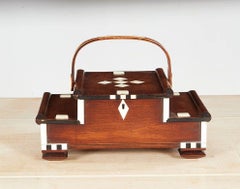 Exquisite 19th c. Luxury Compartmented Ceylonese Sailor's Box